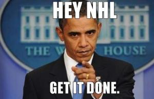 Barack Obama Calls Out Both Sides To End NHL Lockout