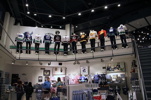 canuck team store