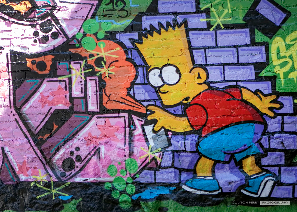 The Simpsons Street Art In Vancouver