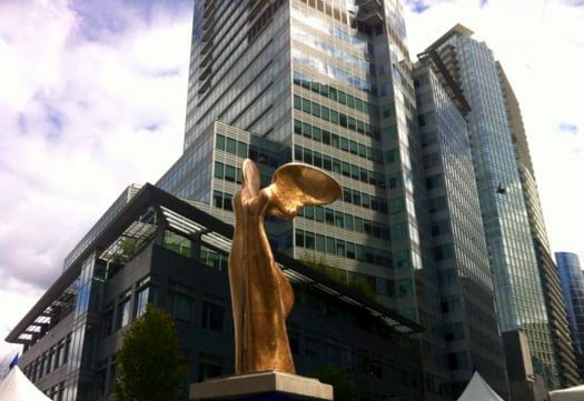 Olympic Greek Goddess Statue Finally Unveiled In Vancouver