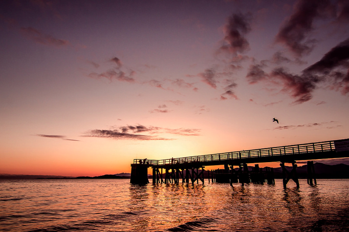 Davis Bay Pier at Sunset | PHOTO