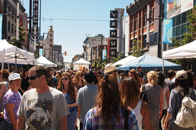 Veg Fest Vancouver 2014 On Granville Street