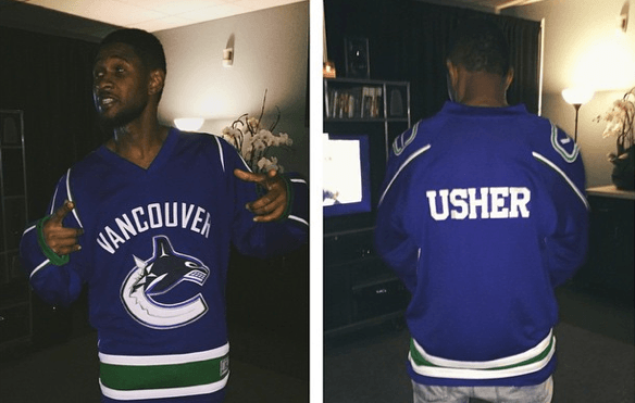 Usher Vancouver Canucks