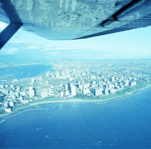Aerial View of Vancouver In 1970
