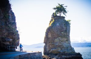 PHOTO: Riding Past The Siwash Rock