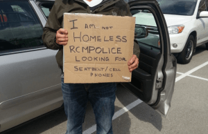 B.C. RCMP Dress As Panhandlers To Crack Down And Ticket Drivers