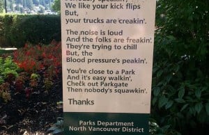 Funny Public Signage In North Vancouver