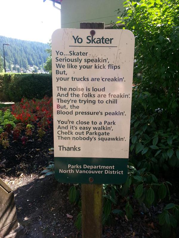 Funny Public Signage In North Vancouver