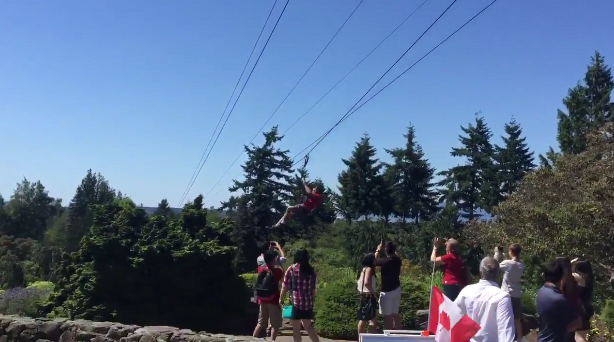 Preview Of The New Queen Elizabeth Park Zipline (Video)