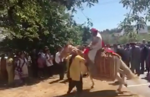 Indian Groom Thrown From Horse During Surrey Wedding (Video)