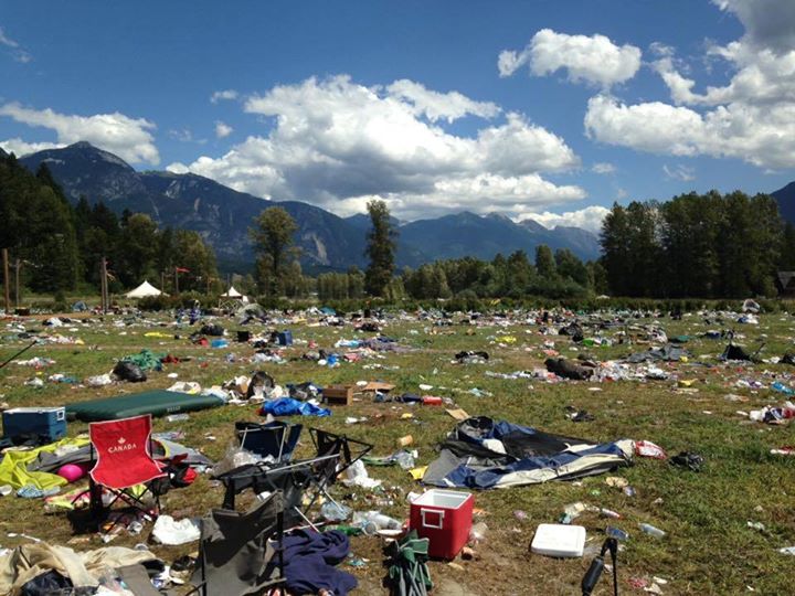 This Is What Pemberton Looked Like After The Music Festival