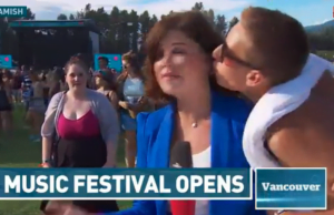 Reporter Files Police Report After Stranger Kisses Her At SVMF (Video)