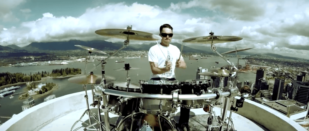 Someone Decided To Play The Drums On Top Of The Trump Tower (Video)