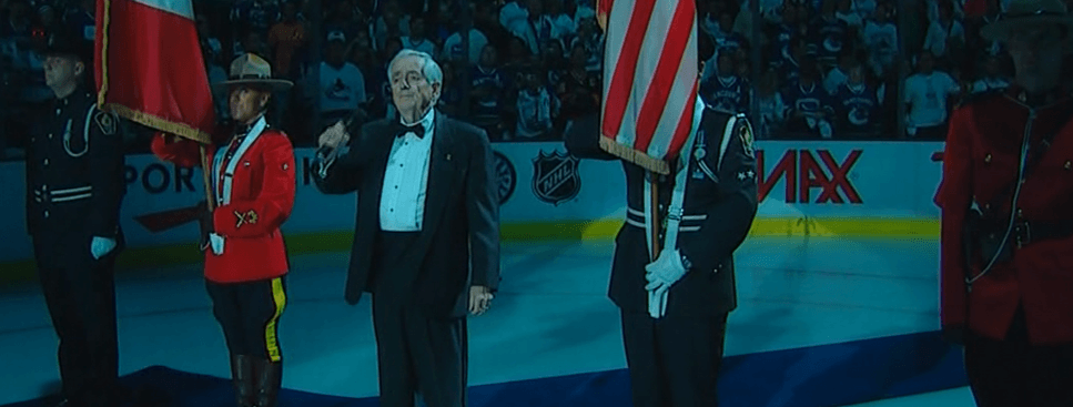 Canucks Anthem Singer, Richard Loney Has Passed Away