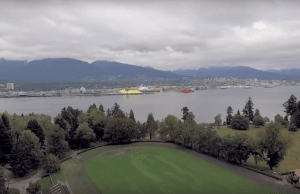 Bird’s Eye View Of Stanley Park (Video)