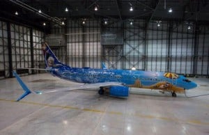 WestJet Unveils “Frozen” Disney-Themed Plane