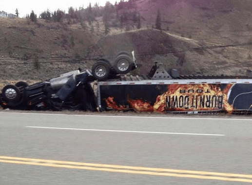 Jason Aldean’s Tour Truck Found Flipped Over In BC