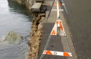 Storm Damage Forces Temporary Seawall Closure In Stanley Park