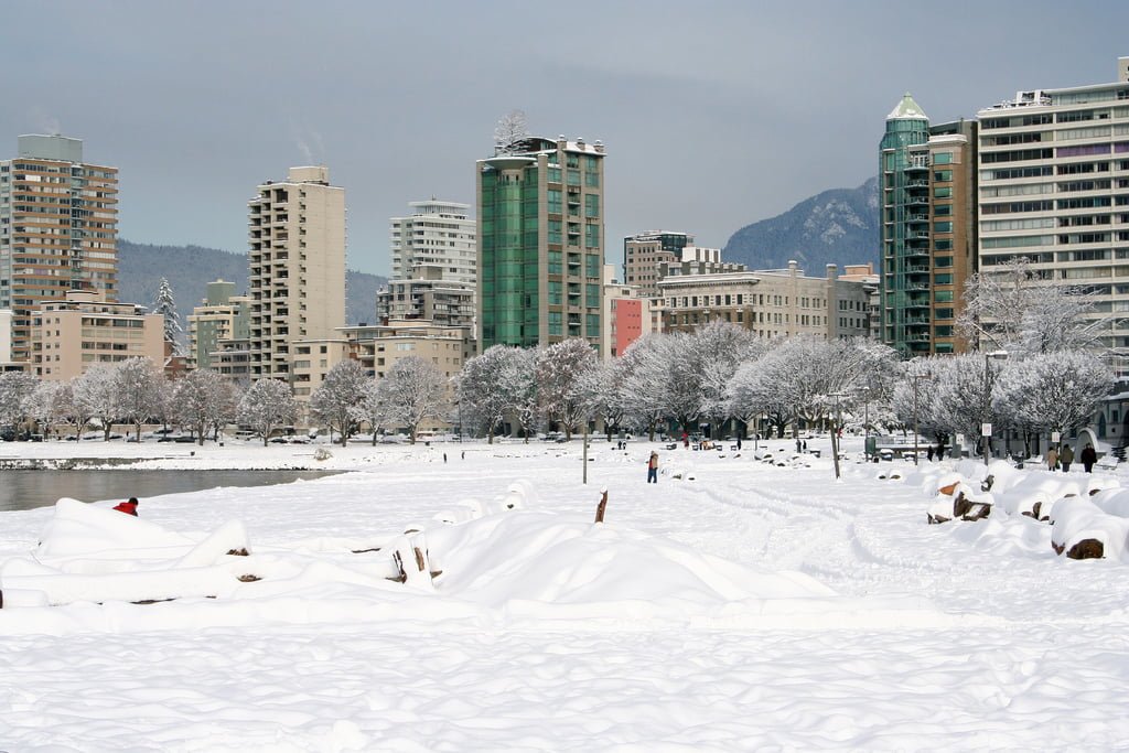 Snow In Vancouver