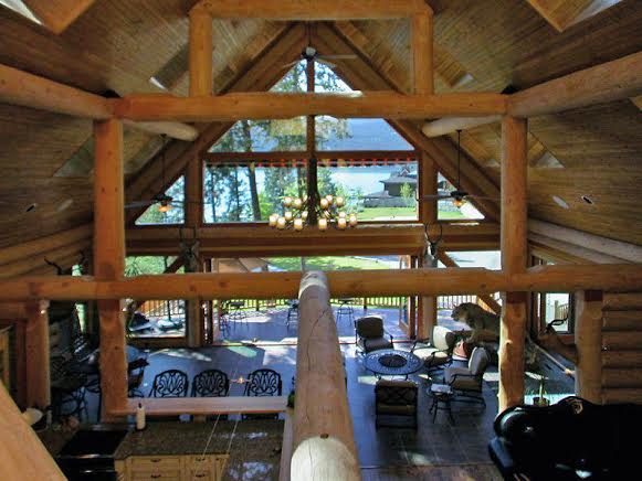 $4M Okanagan Lake Log Home