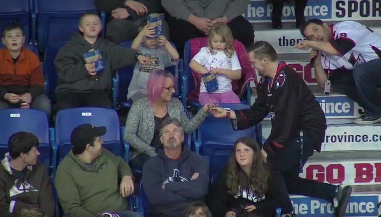 Marriage Proposal At Vancouver Stealth Lacrosse Game (Video)