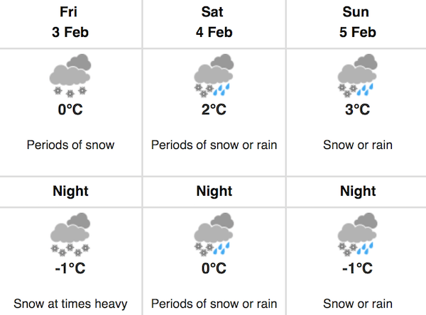 snow fall