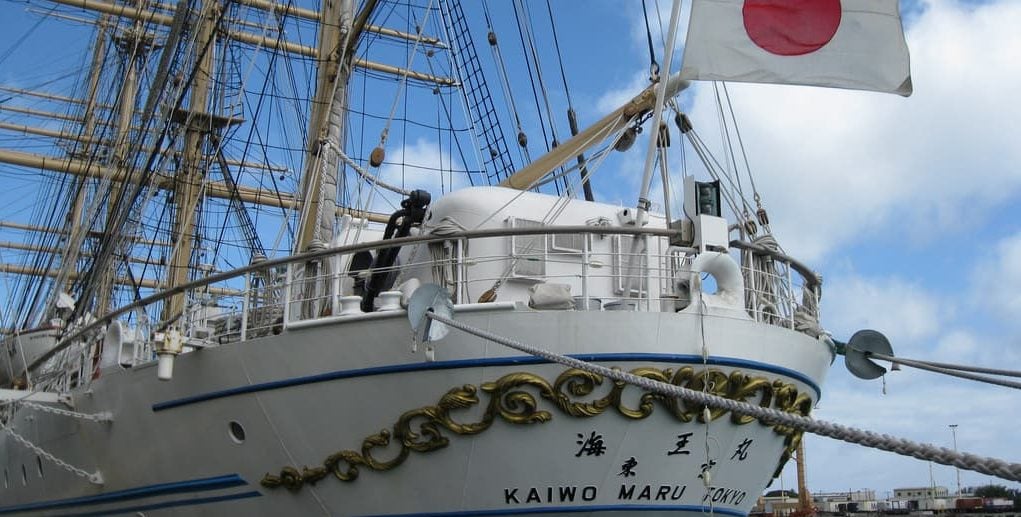 One Of The World's Tallest Ships 
