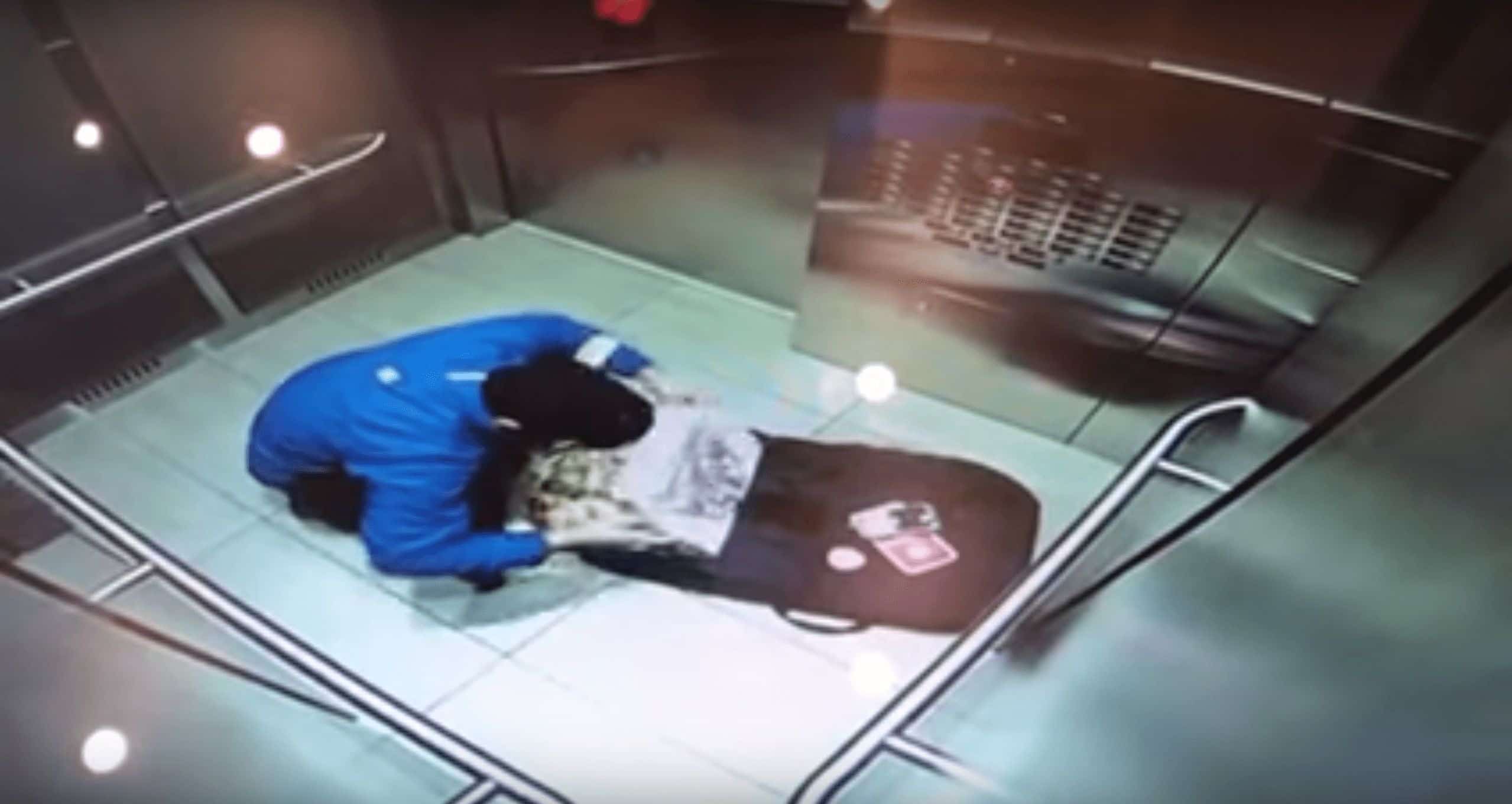 Domino's Delivery Man In Surrey Caught Eating Pizza 