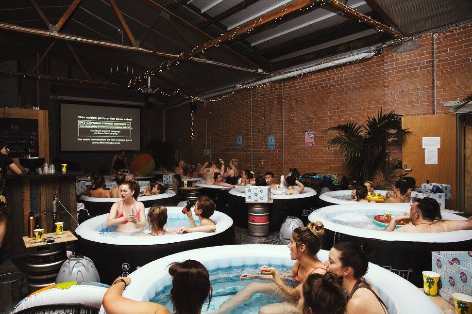 hot tub cinema