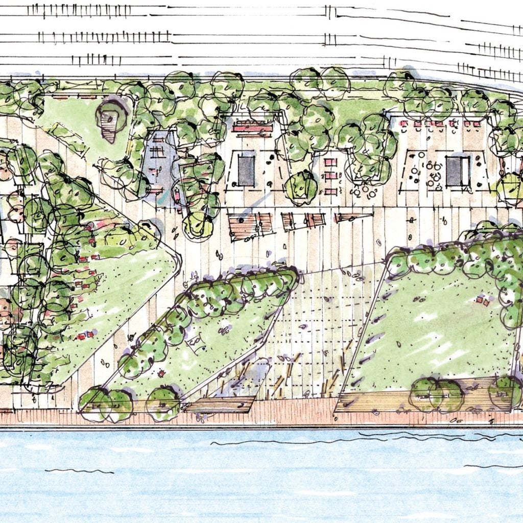 New Westminster riverfront park