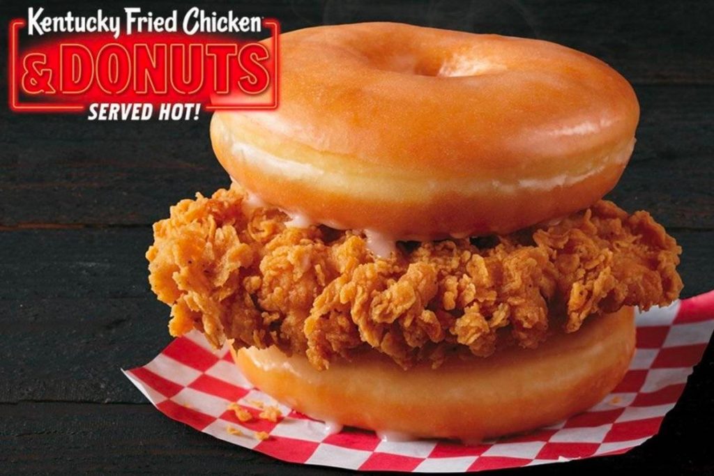 KFC Donut Chicken Sandwich