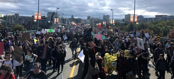 Climate Strike In Vancouver
