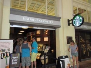 First International Starbucks Waterfront Station Vancouver