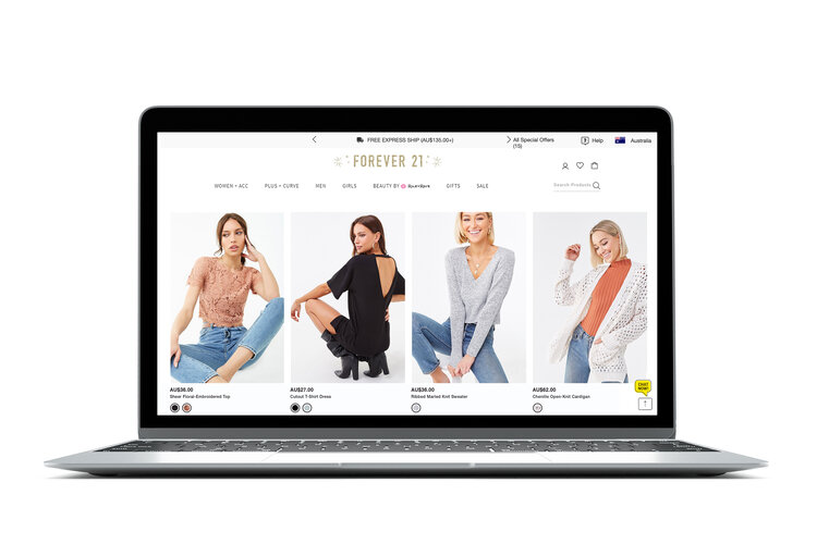 Forever 21 Online-Only International Store Canada