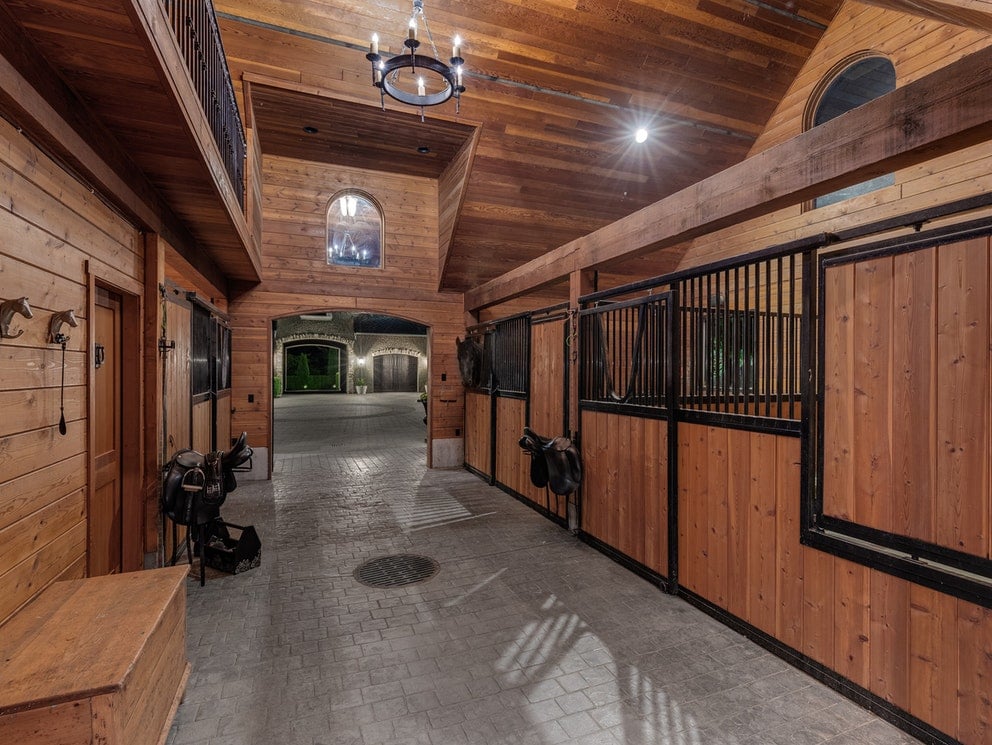 Stable in the Langley mansion