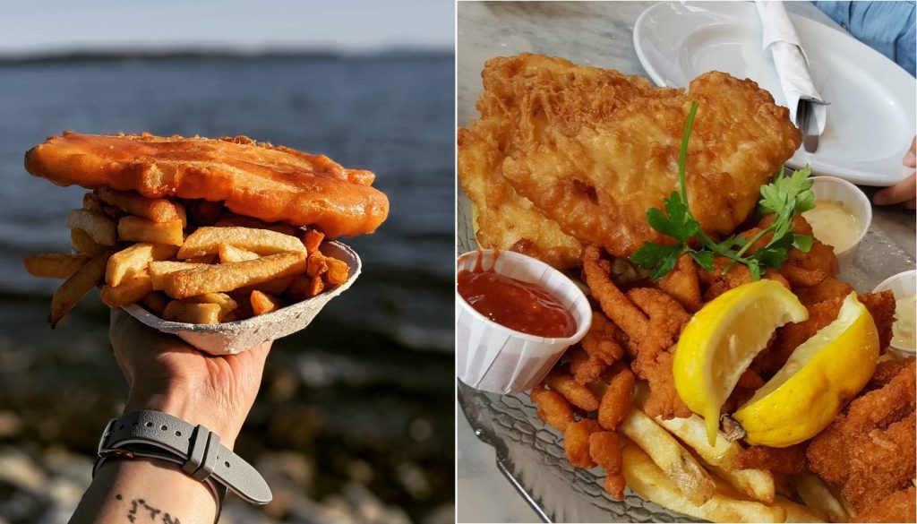 white rock fish and chips