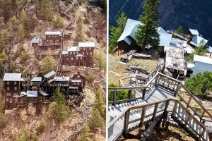 This Abandoned Mine Sitting On The Edge Of A Cliff Is Now A Creepy Hiking Trail