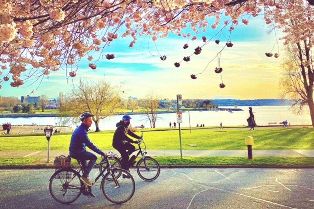 bike the blossoms vancouver