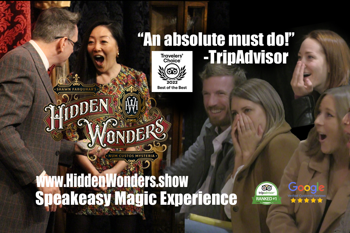 Hidden Wonders Speakeasy Magic Experience