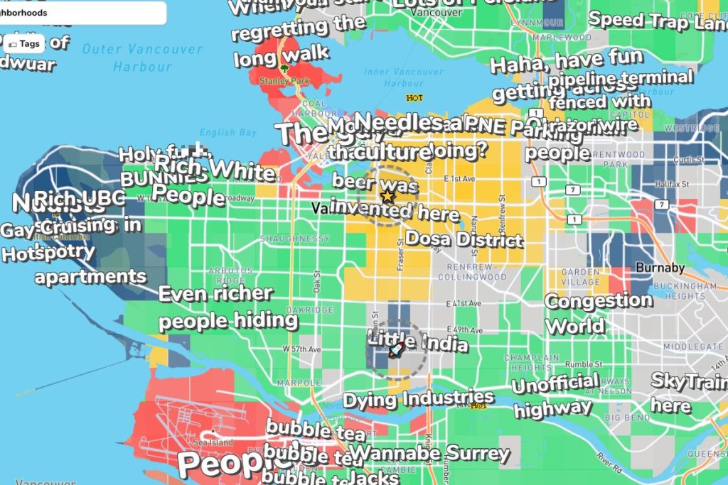 Vancouver hoodmap