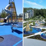 Vancouver’s New Waterside Playground Has Trampolines and a Mist Machine