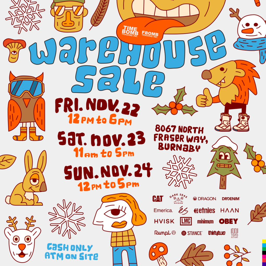 Timebomb's Winter Warehouse Sale
