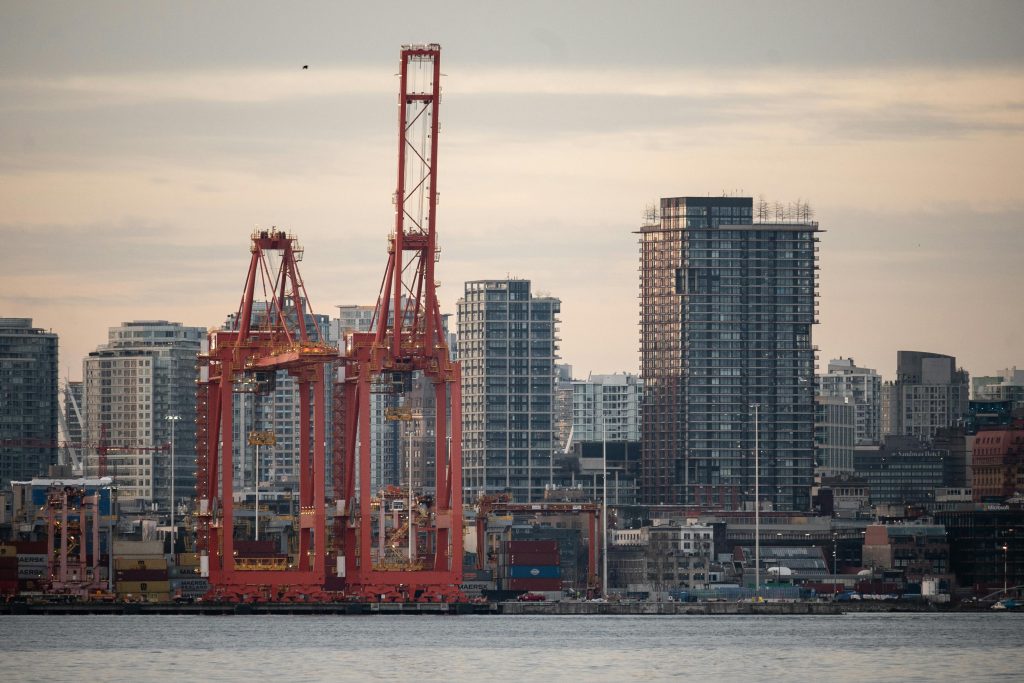 Vancouver cranes