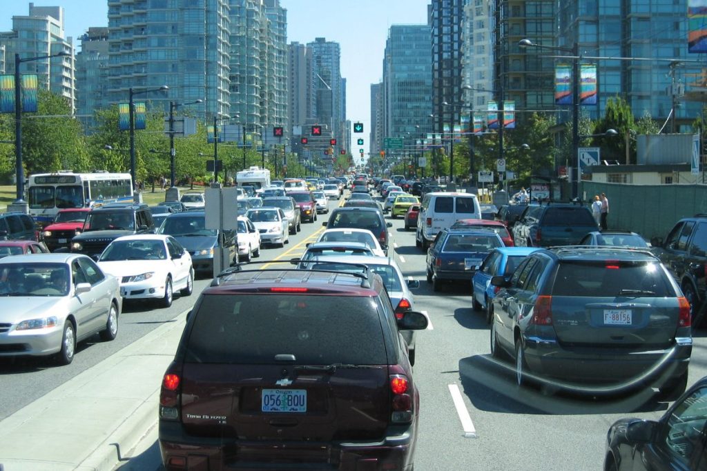 vancouver busy /cities worst traffic