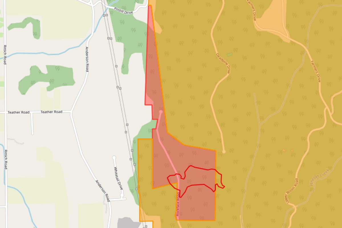 whelan creek wildfire