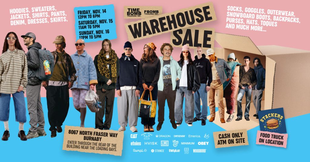 timebomb winter warehouse sale