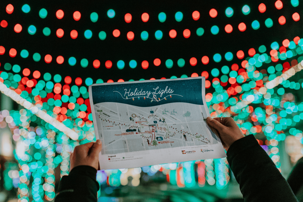 holiday lights langley