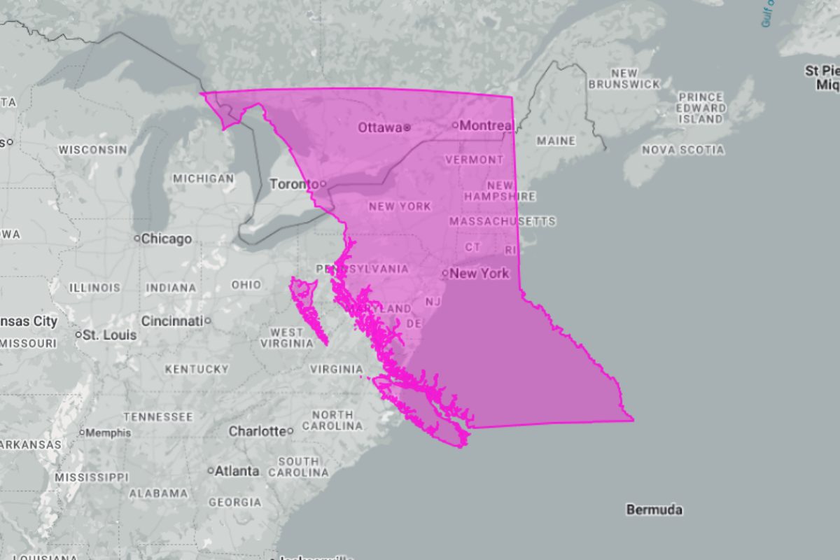 british columbia size