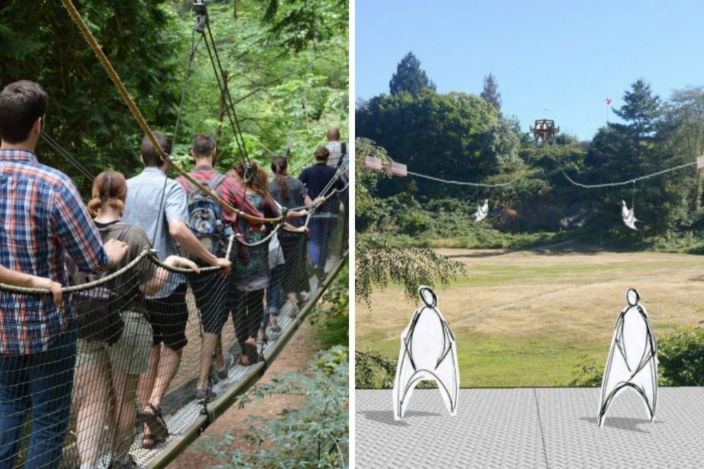 queen elizabeth park zipline