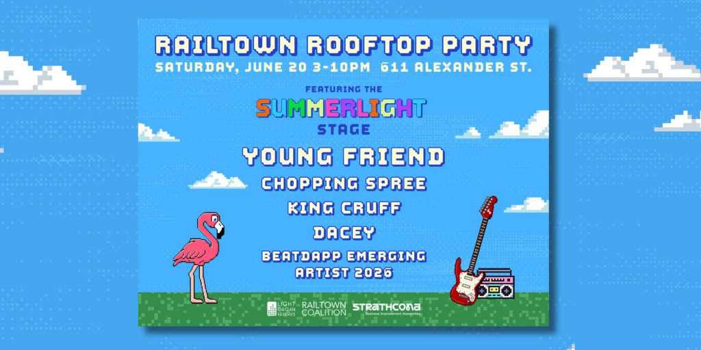 railtown rooftop party